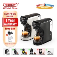 HiBREW Coffee Machine 19 Bar 4in1 Hot &amp; Cold Multiple Capsule Espresso Cafetera Pod Coffee Maker Dolce Milk Nexpresso Powder H1A