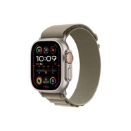 Apple Watch Ultra 2 (GPS+行動網路)；49 公釐鈦金屬錶殼；橄欖色高山錶環  智慧手錶 欣亞- L /M /S  現貨