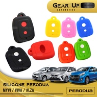 [𝗦𝗜𝗟𝗜𝗖𝗢𝗡𝗘] PERODUA MYVI VIVA ALZA Sarung Kunci Remote Key Cover Accessories Accessori Aksesori Kereta 2023 Car Bodykit