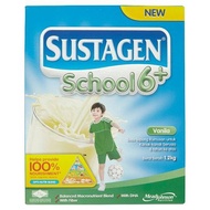 SUSU SUSTAGEN SCHOOL PERISA VANILLA Sustagen School 6+ Vanilla (1.2kg) - Milk Formula Powder