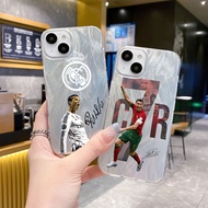 Football Superstar Ronaldo 7 Number Feather Laser Phone Case For XIAOMI 11LITE POCO M6 X3 X6 X5 M3 F