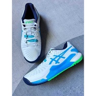 [Genuine] Asics Gel-Resolution 9 Pickleball Shoes Tennis Sports - Free Socks