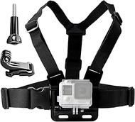 VVHOOY Chest Mount Strap Harness Chesty Body Mount Adjustable Action Camera Chest Strap with J Hook 