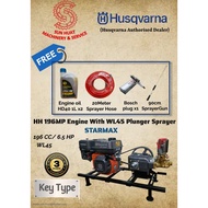 Husqvarna Engine HH196MP 6.5HP With Plunger Pump STARMAX WL45 (Manual)