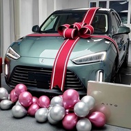 Car Reben / Car Delivery Ribbon / Car deco Ribbon / Ribbon 汽车交车仪式布置 车展装饰 蝴蝶结 大红花 E3