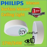 Philips Meson 17W/ 24W Surface mounting/ Concrete Ceiling LED Light