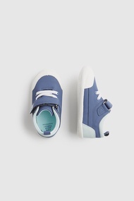 รองเท้าผ้าใบเด็ก Mothercare First Walker Blue Trainers HD437