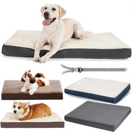 Big Pet Bed Plush Memory Foam Dog Bed for Large Dog Removable Washable Dog Mattress Pet Mat Nonslip 