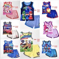 Local Seller Cuddle Me 3 to 8 year old Kids pyjamas set Kids outing set sleeveless set