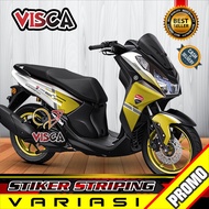 TERBARU Stiker Striping Yamaha Lexi 155 Variasi CORSE DUCATI