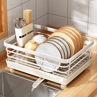 BW-6💖Shuaishi（shuaishi）Kitchen Dish Rack304Stainless Steel Dish Rack Draining Rack Dish Storage Rack Bowl Basket Chopsti