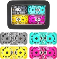 SIXPOINTS 4PCS Twin Digits Life Counters Health Tracker Compatible with Magic The Gathering Commande