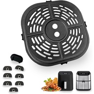 ALJ Square Air Fryer Crisper Tray for Bella Pro Series 6QT Digital Air Fryer, Upgraded Nonstick Air 