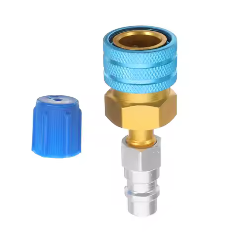 R1234yf to R134a Air Conditioning Hose Adapter Quick Coupler Connector Efficient Refrigerant Chargin