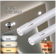 WURUI  / MIWIO 1Box 30pcs T8 4feet LED 22W Tube Light Lampu Kali Matang [ SIRIM Approved ]