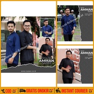 KEMEJA Amman KOKO Shirt / PAKISTAN/AMMAN KURTA/KURTA /