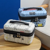 Luggage Female Small Lightweight 47cm Suitcase Cosmetic Luggage Suitcase Mini Small Leather Luggage 