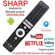 SHARP ANDROID SMART LED TV REMOTE CONTROL GB326WJNA (voice funtion)