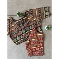 Readymade Saree Blouse Ajrakh Hand Block Cotton No Padding