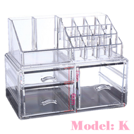 3 Layers Cosmetic & Jewellery Lipstick Organizer Makeup Storage Box Display Rack
