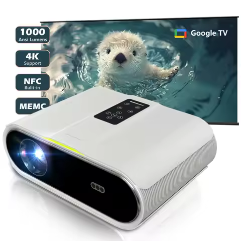 Uhd Hdr 4Led Pink Mini Portable Projector Overhead Dlp 10000 Lumens Wifi Smart Tv Projector 4K With 