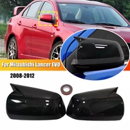 For For Mitsubishi Lancer X 10 EX EVO 2008-2016 Car Sticker Rearview Side Mirror Cover Wing Cap Exte
