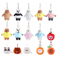 We Bare Bears Plush Toy Pendant Collection Soft Stuffed Cute Plushie Doll Birthday Gift
