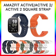Amazfit Active/ Active 2/ Active 2 Square Soft Silicone Replacement Strap Amazfit Active2/2Square Re