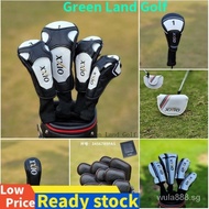 XXIO MP Series Golf Club Cover#1 #3 #5 UT Wood Headcovers Irons Cover Driver Hybrid Fairway Woods Cover PU Leather Head Covers Set Protector Golf Accessories YEM9