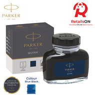 Parker Quink Ink Bottle 57ml Blue Black / Fountain Pen Ink Bottle 1pc Blue Black (ORIGINAL)