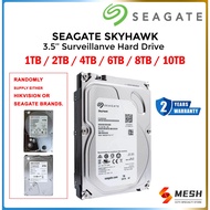 Seagate Skyhawk 1TB/2TB/4TB /6TB/8TB/10TB 3.5" inch Internal Surveillance HARDDISK HDD for CCTV DVR 