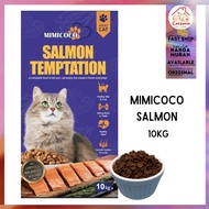 [MIMICOCO SALMON][10KG] Makanan kucing Mimicoco Salmon Temptation | Tiada Pewarna| Cat Food| Cat Kib