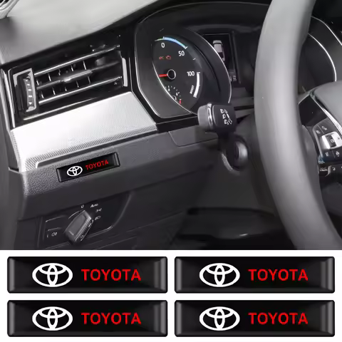 10PC 3D Car Styling Logo Epoxy Sticker Auto Body Badge Decal Accessory For Toyota Auris Raize Rav4 Y