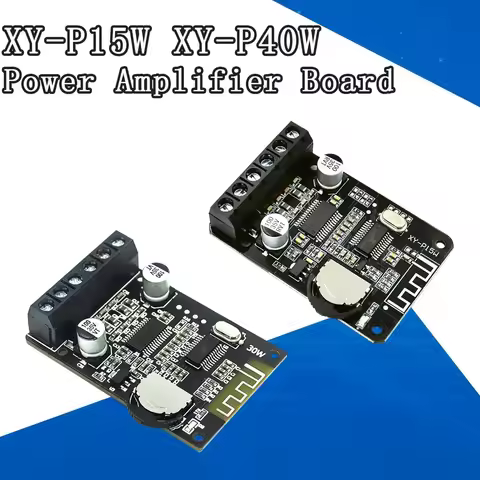 10W/15W/20W/30W/40W Stereo for Bluetooth 5.0 Power Amplifier Board Module 12V/24V High Power Digital