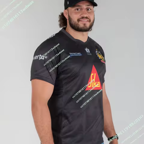 Latest 2026 England New Exeter Chiefs Rugby Sports Jersey Mens UK Rugby Home Quick drying Training K