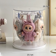 Labubu Pendant Pendant Display Box / Rotating Transparent Labubu Doll Storage Display Stand / Large 