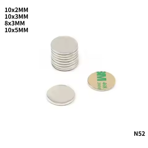 N52 10x2 10x3 8x3 10x5 Strong neodymium magnets Disc 3D Printer Motor Scooter Magnetic Ebike Powerfu
