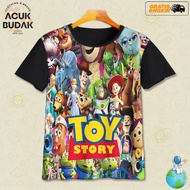 CHILDREN'S SHIRT 3D TOY STORY V10 CHILDREN'S SHIRT 3D TOY STORY