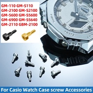 2/4pcs Watch Case Screws For Casio G-Shock GM-2100 GBM-2100 GM5600 GM-S2100 GM6900 Series Strap Case