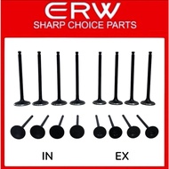 ENGINE VALVE FOR MITSUBISHI 4G63 NEW / 4G61/64 REPLACEMENT PART NO.( MD-127840/MD-127841 ) 16PCS/SET