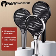 SUERHD Large Panel Shower Head, Handheld 3 Modes Water-saving Sprinkler, Universal Adjustable Multi-function High Pressure Shower Sprinkler Bathroom Accessories