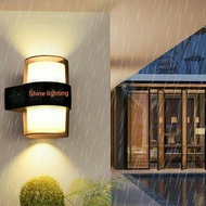 Outdoor round wall lamp waterproof acrylic terrace decoration balcony