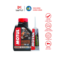 Motul Scooter Power LE 5W40 800ml tặng nhớt hộp số Motul Gear 80W90 - Nhớt cao cấp cho xe tay ga đời
