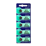 Sony Watch Battery 371 SR920SW 1.55V, 5pcs [FAST SHIP OUT]