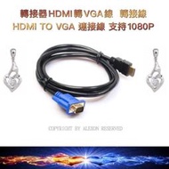 熱賣款 台灣現貨 HDMI轉VGA線 連接線 轉接線 HDMI TO VGA 顯示器轉換線 支持1080P
