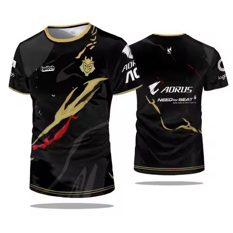 Motorcycle ESports Games G2 Team Niko Uniform Sports Men T-shirt CS GO LOL Game Contest Jerseys T Sh