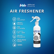 Frida 48H Air Freshener Blackstone[460ml] 0% Alcohol Pet-Friendly Tahan Lama Multipurpose Water base