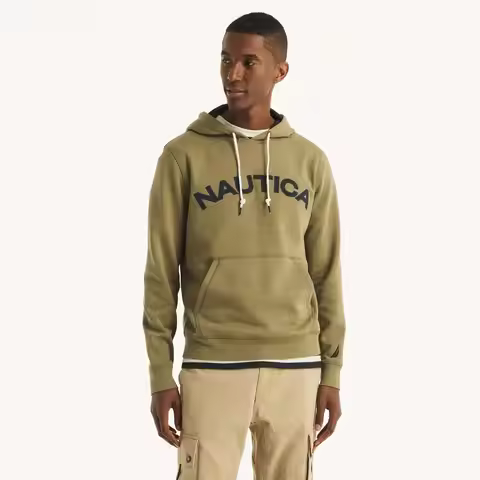 Nautica | Mens Pullover Logo Hoodie