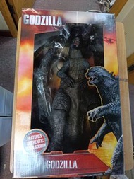 已開盒內全新(不附電池)NECA 24吋高Godzilla 哥斯拉模型
