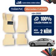 Mercedes CLK500 2020 ZKAPET PVC car floor mats (5 seats)